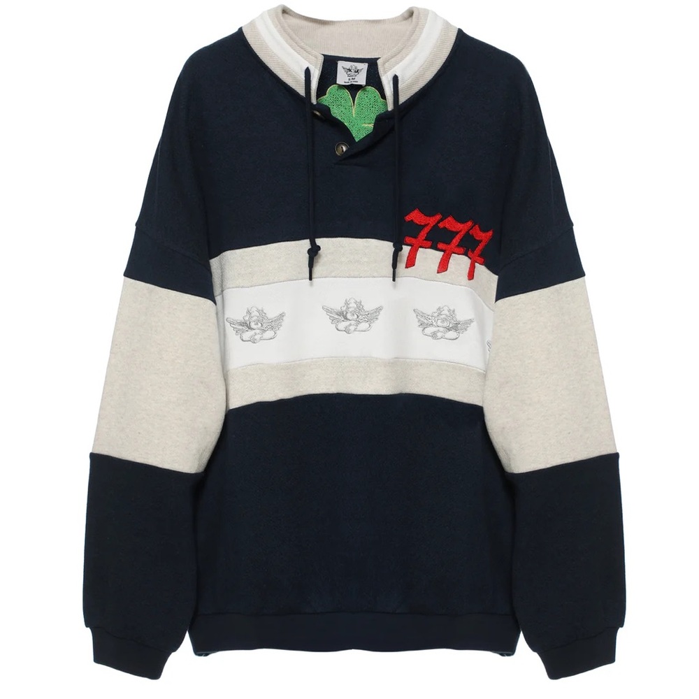 Boys Lie Better Luck Next Time Henley Crewneck